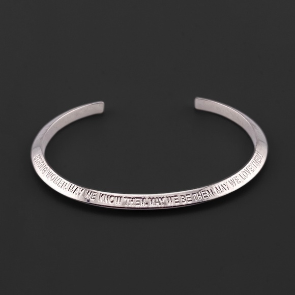 Stella Valle Jewelry - 5/$20 Stella Valle Strong Women May We Know Them Silver Bracelet